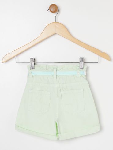 Short Sarja Kid+ Infantil Para Menina - Verde