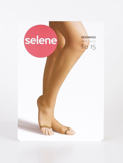 Meia-Calça Fio 15 Dedinhos Selene Feminina Marrom
