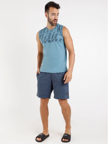 Bermuda Moletinho Full Surf Masculina Azul