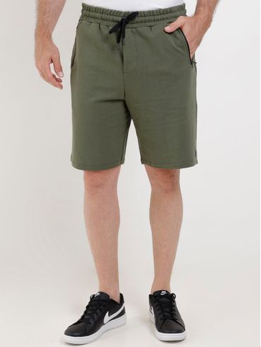 Bermuda Moletinho Masculina Verde