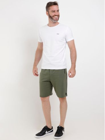 Bermuda Moletinho Masculina Verde