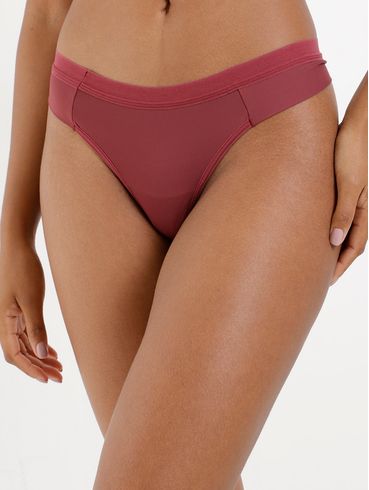 Calcinha Feminina Vinho