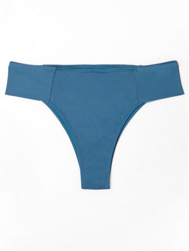 Calcinha de Biquíni Plus Size Feminina Azul