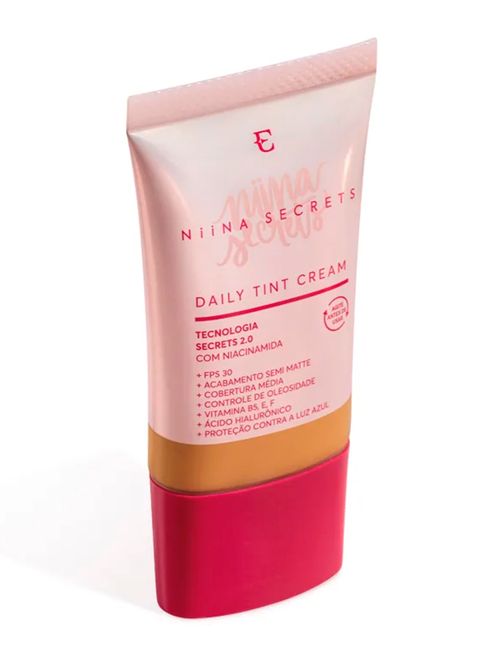 Base Líquida Daily Tint Cream Niina Secrets Cor 70 Incolor
