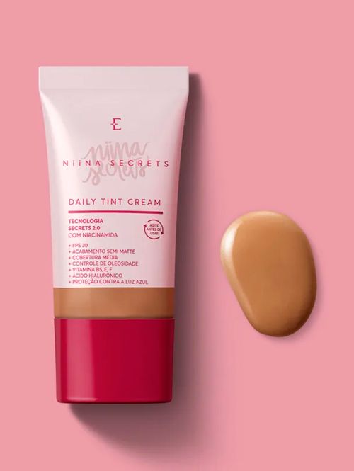 Base Líquida Daily Tint Cream Niina Secrets Cor 70 Incolor
