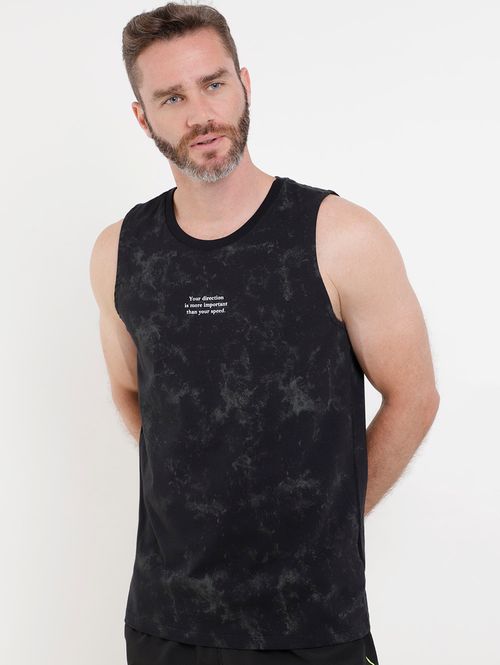 Camiseta Regata Masculina Preto
