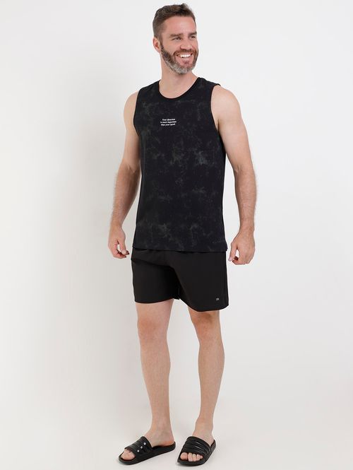 Camiseta Regata Masculina Preto