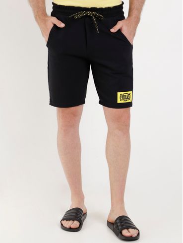Bermuda Moletinho Everlast Masculina Preto