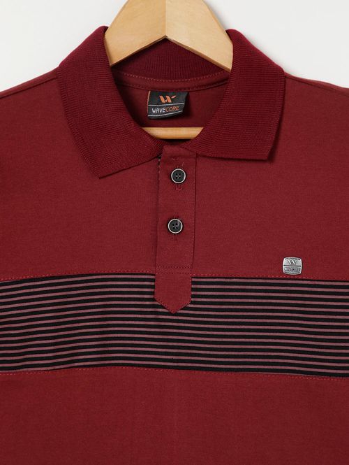 Polo Manga Curta Juvenil Para Menino - Vinho