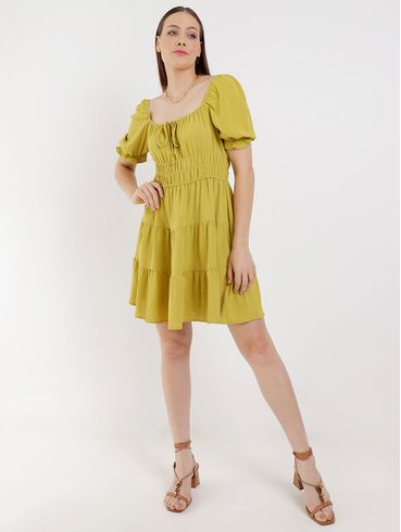 Vestido Curto Feminino Verde