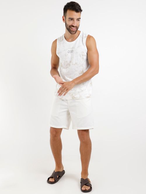 Camiseta Regata Masculina Off white