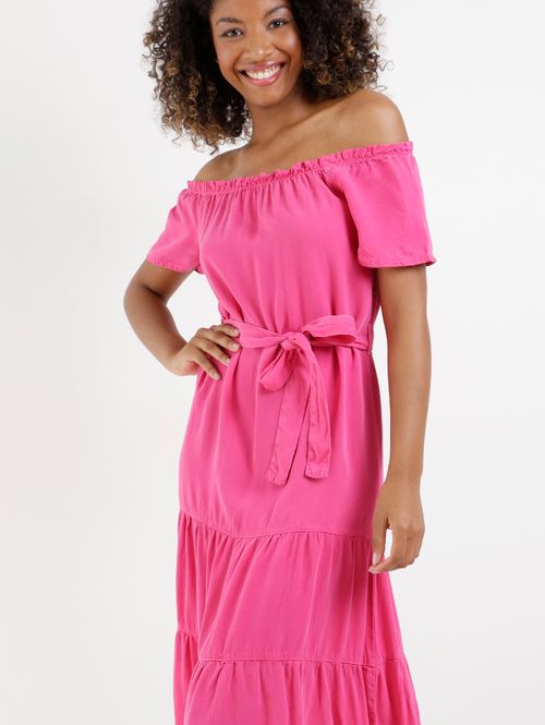 Vestido Feminino Rosa Pink