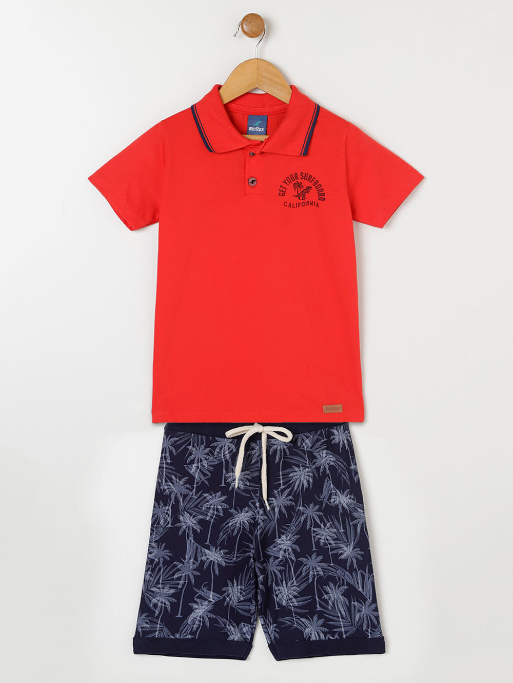 Conjunto Infantil Menino Verão, Picolés, 2 peças - Rei Rex - Loja