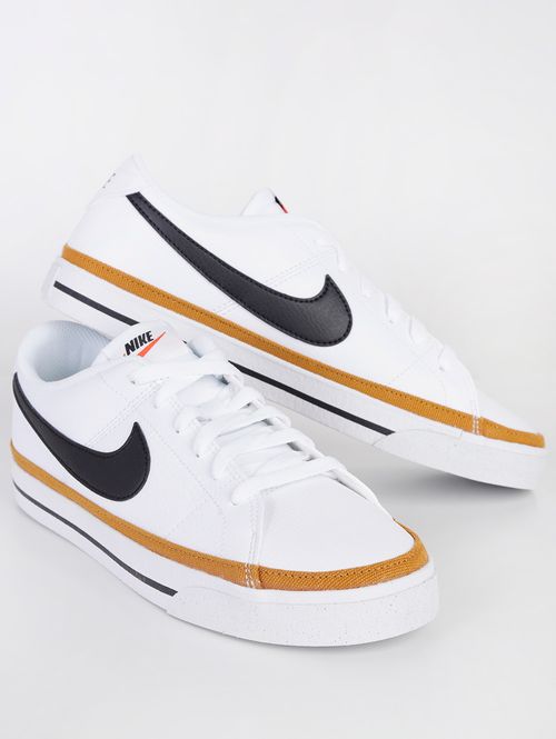 Tênis Casual Nike Court Legacy Masculino Branco/Preto