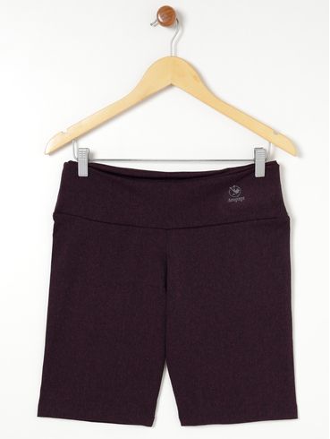 Bermuda Ciclista Plus Size Feminina Rosa