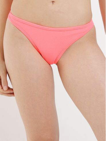 Calcinha de Biquíni Fio Dental Feminina Rosa