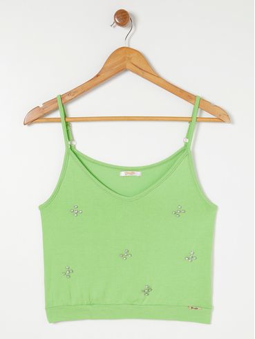 Blusa Regata Feminina Verde