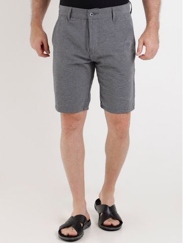 Bermuda Chino Masculina Chumbo