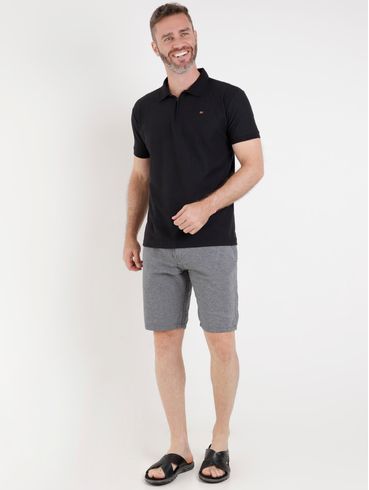 Bermuda Chino Masculina Chumbo