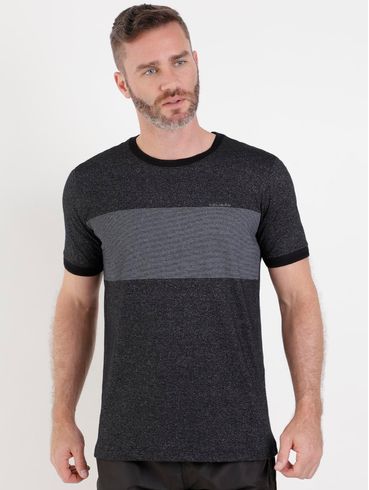 Camiseta Manga Curta Masculina Preto