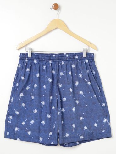 Calção Full Surf Plus Size Masculino Azul