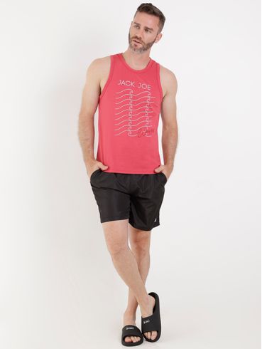 Camiseta Regata Masculina Bordô