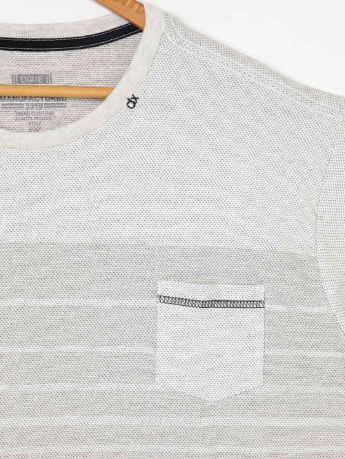 Camiseta Manga Curta Dixie Plus Size Masculina Cinza Claro