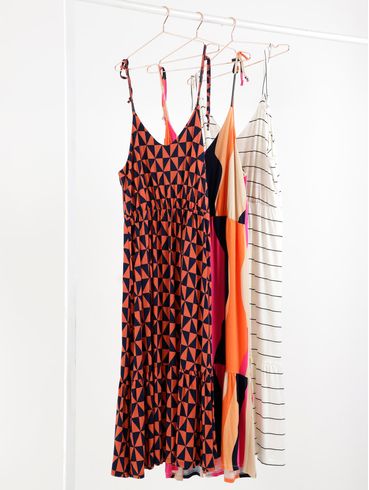 Vestido Midi Feminino Aleatório