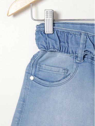 Short Jeans Bivik Feminino Azul