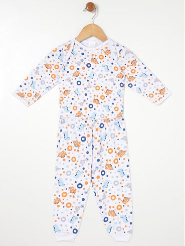 Pijama Longo Infantil Para Bebê Menino - Aleatório