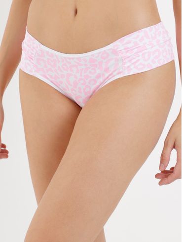 Kit 02 Calcinhas Bombom Feminino Rosa/Branco