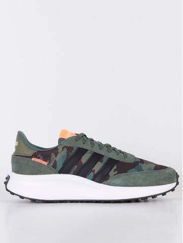Tênis Esportivo Adidas Run 70s Masculino Verde/Preto/Branco