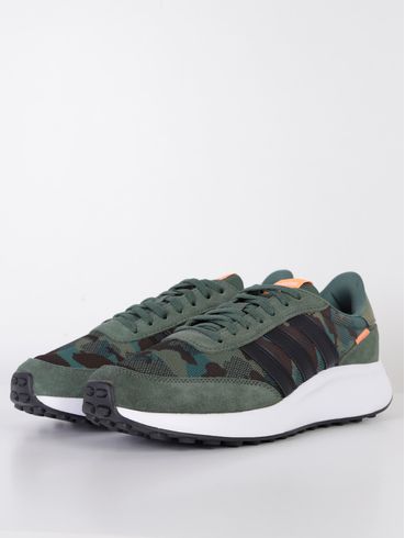 Tênis Esportivo Adidas Run 70s Masculino Verde/Preto/Branco