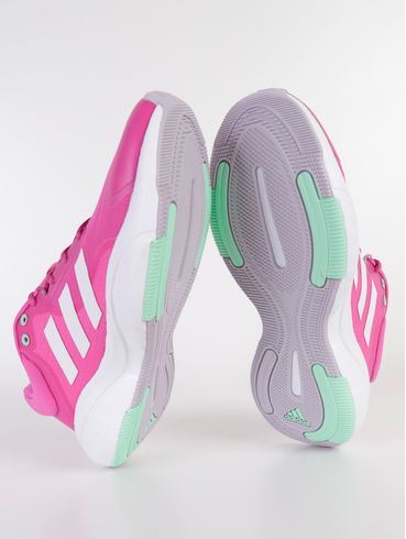 Tênis Esportivo Adidas Response Feminino Rosa/Branco