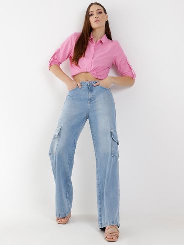 Camisa Manga Longa Autentique Feminina Rosa