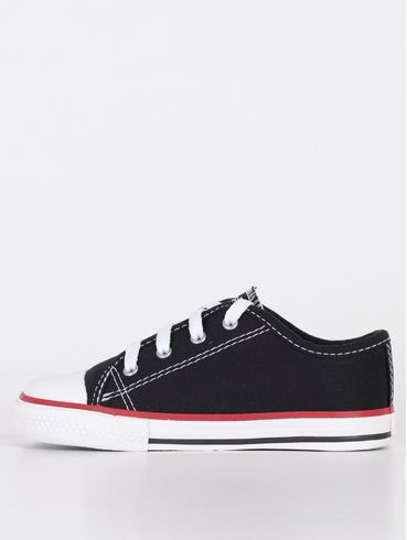 Tênis Casual Infantil Para Menino - Preto