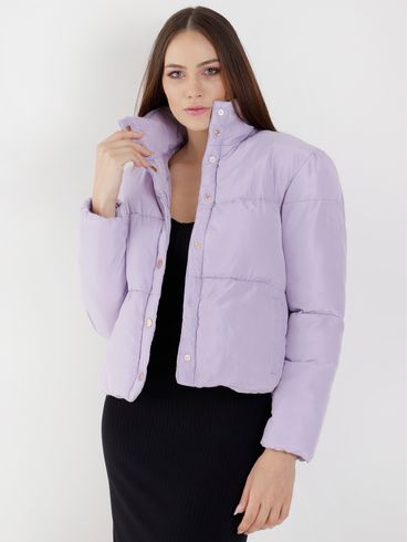 Jaqueta Puffer Feminina Lilás