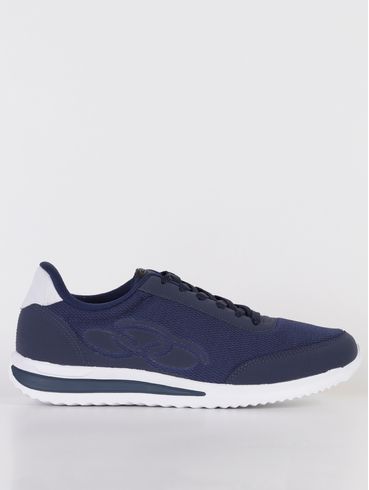 Tênis Casual Olympikus Poseidon Masculino Azul Marinho/Branco