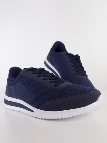 Tênis Casual Olympikus Poseidon Masculino Azul Marinho/Branco