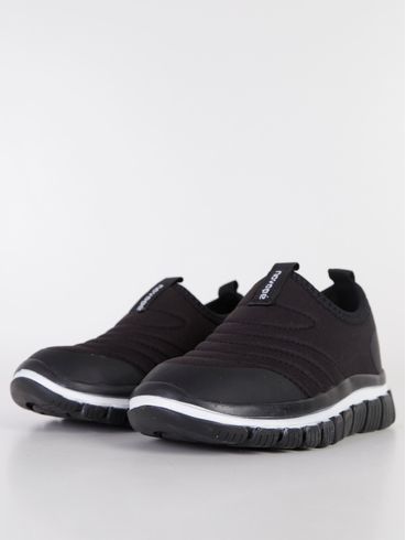 Tênis Casual Infantil Para Menino - Preto