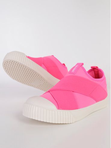 Tênis Casual Juvenil Para Menina - Rosa Pink