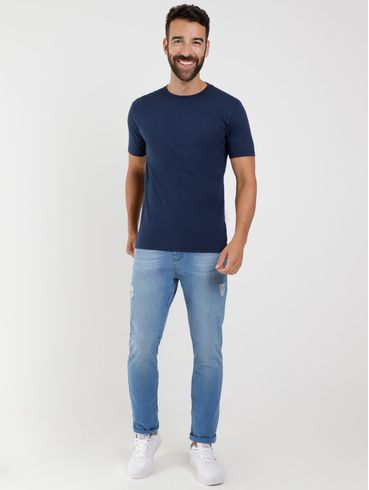 Calça Jeans Vels Masculina Azul