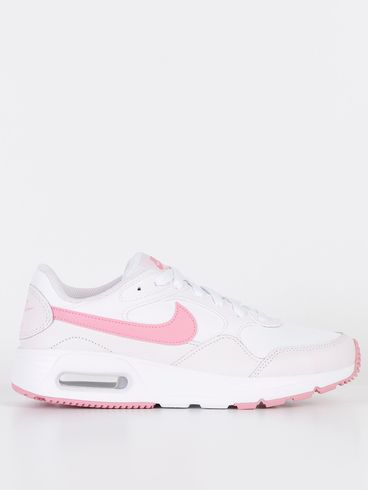 Tênis Casual Nike Air Max SC Feminino Branco/Rosa