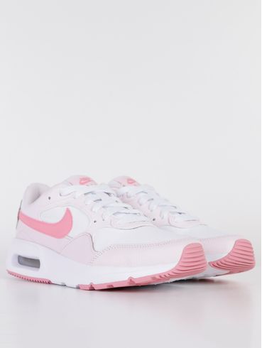 Tênis Casual Nike Air Max SC Feminino Branco/Rosa