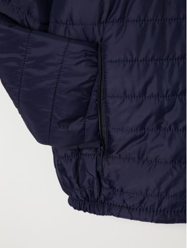 Jaqueta Puffer Plus Size Masculina Azul Marinho