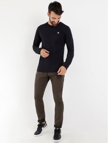 Calça Sarja Masculina Verde Escuro