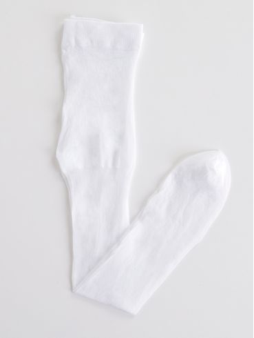 Meia-Calça Selene Infantil Para Menina - Branco