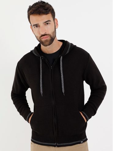 Cardigan Masculino Preto