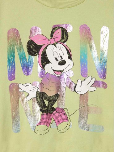 Moletom Minnie Cativa Disney Infantil Para Menina - Verde