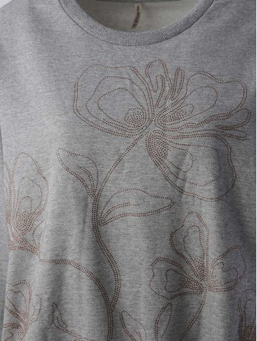 Moletom Habana Plus Size Feminino Cinza